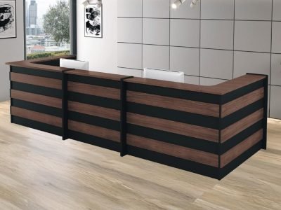 balcão de recepção